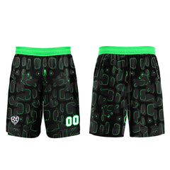 Benutzerdefinierte Schwarz Grün Fußball Trikots für Männer Frauen Personalisierte Fußball Uniformen für Erwachsene und Kind