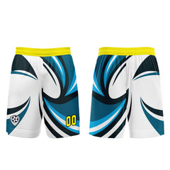 Benutzerdefinierte Weiß Blau Trikots für Männer Frauen Personalisierte Fußball Uniformen für Erwachsene und Kind