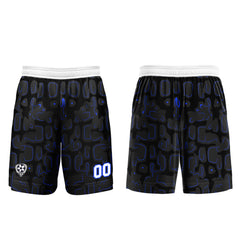 Benutzerdefinierte Schwarz Blau Fußball Trikots für Männer Frauen Personalisierte Fußball Uniformen für Erwachsene und Kind