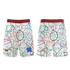 Benutzerdefinierter Weiß Rot Basketball Jersey Uniform Anzug gedruckt Ihr Logo Name Nummer