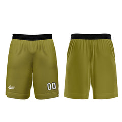 Benutzerdefinierter Gelb Basketball Jersey Uniform Anzug gedruckt Ihr Logo Name Nummer