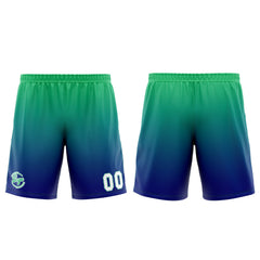 Benutzerdefinierter Marine Grün Basketball Jersey Uniform Anzug gedruckt Ihr Logo Name Nummer