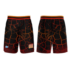 Benutzerdefinierter Orange Rot Basketball Jersey Uniform Anzug gedruckt Ihr Logo Name Nummer