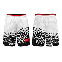 Benutzerdefinierter Rot Schwarz Basketball Jersey Uniform Anzug gedruckt Ihr Logo Name Nummer