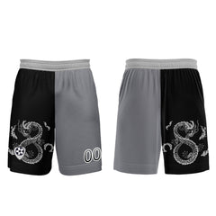 Benutzerdefinierte Schwarz Grau Trikots für Männer Frauen Personalisierte Fußball Uniformen für Erwachsene und Kind