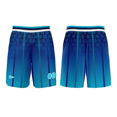 Benutzerdefinierter Blau Basketball Jersey Uniform Anzug gedruckt Ihr Logo Name Nummer