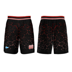 Benutzerdefinierter Rot Basketball Jersey Uniform Anzug gedruckt Ihr Logo Name Nummer