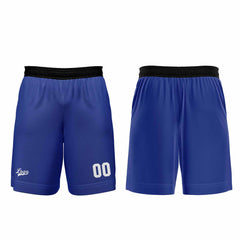 Benutzerdefinierter Blau Basketball Jersey Uniform Anzug gedruckt Ihr Logo Name Nummer