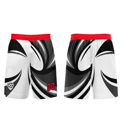 Benutzerdefinierte Weiß Schwarz Trikots für Männer Frauen Personalisierte Fußball Uniformen für Erwachsene und Kind