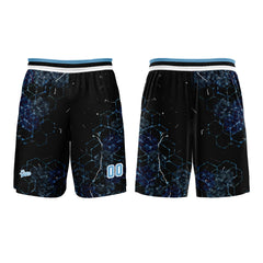 Benutzerdefinierter Blau Basketball Jersey Uniform Anzug gedruckt Ihr Logo Name Nummer