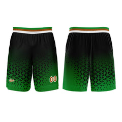 Benutzerdefinierter Grün Braun Basketball Jersey Uniform Anzug gedruckt Ihr Logo Name Nummer