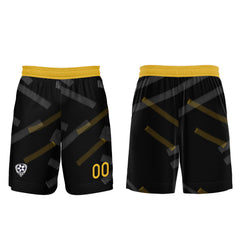 Benutzerdefinierte Schwarz Zitronengelb Fußball Trikots für Männer Frauen Personalisierte Fußball Uniformen für Erwachsene und Kind