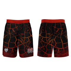 Benutzerdefinierte Schwarz Rot Trikots für Männer Frauen Personalisierte Fußball Uniformen für Erwachsene und Kind