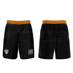 Benutzerdefinierte Schwarz Orange Trikots für Männer Frauen Personalisierte Fußball Uniformen für Erwachsene und Kind