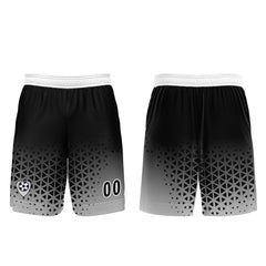 Benutzerdefinierte Schwarz Weiß Trikots für Männer Frauen Personalisierte Fußball Uniformen für Erwachsene und Kind