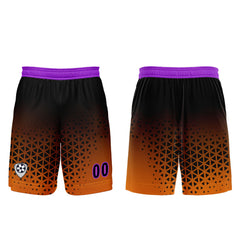 Benutzerdefinierte Orange Lila Trikots für Männer Frauen Personalisierte Fußball Uniformen für Erwachsene und Kind