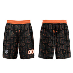 Benutzerdefinierte Schwarz Orange Fußball Trikots für Männer Frauen Personalisierte Fußball Uniformen für Erwachsene und Kind