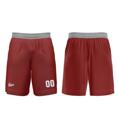 Benutzerdefinierter Rot Basketball Jersey Uniform Anzug gedruckt Ihr Logo Name Nummer