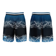 Benutzerdefinierter Dunkel Blau Basketball Jersey Uniform Anzug gedruckt Ihr Logo Name Nummer