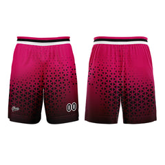 Benutzerdefinierter Rosa Schwarz Basketball Jersey Uniform Anzug gedruckt Ihr Logo Name Nummer