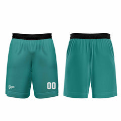 Benutzerdefinierter Teal Basketball Jersey Uniform Anzug gedruckt Ihr Logo Name Nummer