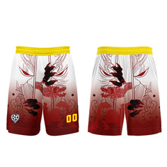 Benutzerdefinierte Rot Gelb Trikots für Männer Frauen Personalisierte Fußball Uniformen für Erwachsene und Kind