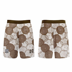 Benutzerdefinierte Weiß Braun Trikots für Männer Frauen Personalisierte Fußball Uniformen für Erwachsene und Kind