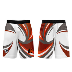 Benutzerdefinierte Weiß Braun Trikots für Männer Frauen Personalisierte Fußball Uniformen für Erwachsene und Kind