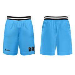 Benutzerdefinierter Blau Schwarz Weiß Basketball Jersey Uniform Anzug gedruckt Ihr Logo Name Nummer