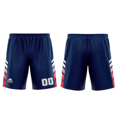 Benutzerdefinierter Marine Rot Basketball Jersey Uniform Anzug gedruckt Ihr Logo Name Nummer