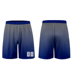 Benutzerdefinierte Grau Blau Trikots für Männer Frauen Personalisierte Fußball Uniformen für Erwachsene und Kind