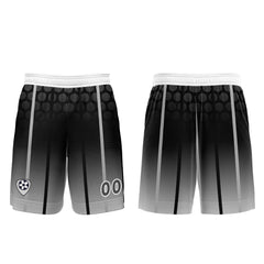 Benutzerdefinierte Schwarz Weiß Trikots für Männer Frauen Personalisierte Fußball Uniformen für Erwachsene und Kind