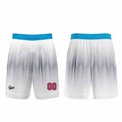 Benutzerdefinierter Weiß Rosa Basketball Jersey Uniform Anzug gedruckt Ihr Logo Name Nummer