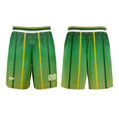 Benutzerdefinierter Grün Basketball Jersey Uniform Anzug gedruckt Ihr Logo Name Nummer