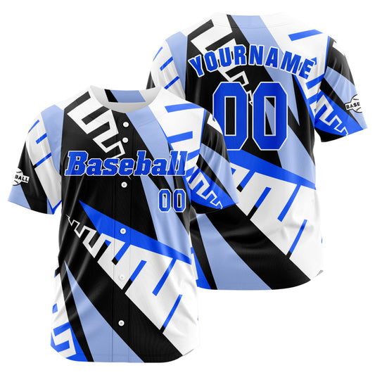 Benutzerdefiniert Blau Baseball Uniformen Drucken für Jungs Mädchen und Kinder Machen Ihr Team Mehr Vielfältig