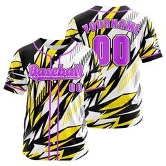 Benutzerdefiniert Gelb Baseball Uniformen Drucken für Jungs Mädchen und Kinder Machen Ihr Team Mehr Vielfältig