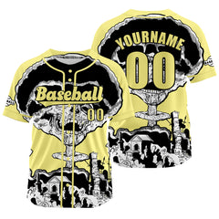 Benutzerdefiniert Gelb Baseball Uniformen Drucken für Jungs Mädchen und Kinder Machen Ihr Team Mehr Vielfältig