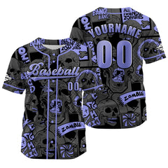 Benutzerdefiniert Grau Lila Baseball Uniformen Drucken für Jungs Mädchen und Kinder Machen Ihr Team Mehr Vielfältig