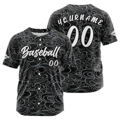 Benutzerdefiniert Schwarz Baseball Uniformen Drucken für Jungs Mädchen und Kinder Machen Ihr Team Mehr Vielfältig