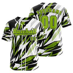 Benutzerdefiniert Grün Baseball Uniformen Drucken für Jungs Mädchen und Kinder Machen Ihr Team Mehr Vielfältig