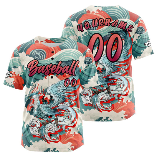 Benutzerdefiniert Grün Rot Baseball Uniformen Drucken für Jungs Mädchen und Kinder Machen Ihr Team Mehr Vielfältig