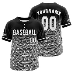 Benutzerdefiniert Schwarz Grau Baseball Uniformen Drucken für Jungs Mädchen und Kinder Machen Ihr Team Mehr Vielfältig