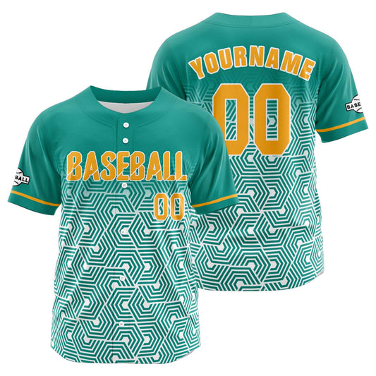 Benutzerdefiniert Grün Gelb Baseball Uniformen Drucken für Jungs Mädchen und Kinder Machen Ihr Team Mehr Vielfältig