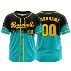 Benutzerdefiniert Teal Baseball Uniformen Drucken für Jungs Mädchen und Kinder Machen Ihr Team Mehr Vielfältig