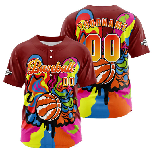 Benutzerdefiniert Rot Baseball Uniformen Drucken für Jungs Mädchen und Kinder Machen Ihr Team Mehr Vielfältig