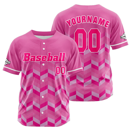Benutzerdefiniert Rosa Baseball Uniformen Drucken für Jungs Mädchen und Kinder Machen Ihr Team Mehr Vielfältig