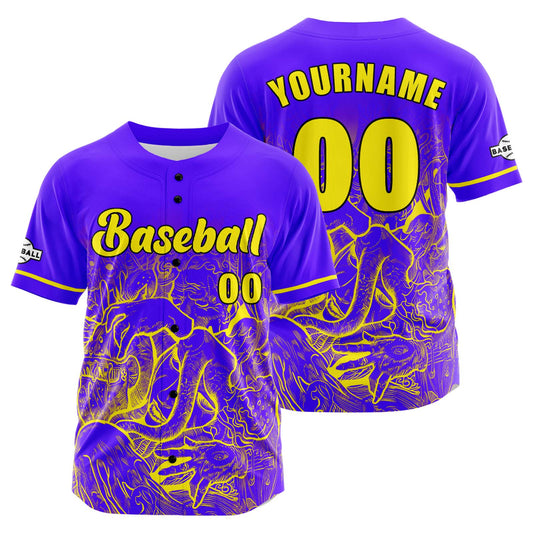 Benutzerdefiniert Gelb Baseball Uniformen Drucken für Jungs Mädchen und Kinder Machen Ihr Team Mehr Vielfältig