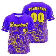 Benutzerdefiniert Gelb Baseball Uniformen Drucken für Jungs Mädchen und Kinder Machen Ihr Team Mehr Vielfältig