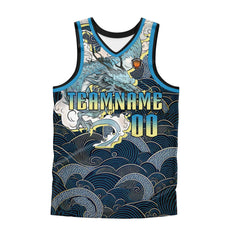 Benutzerdefinierter Marine Basketball Jersey Uniform Anzug gedruckt Ihr Logo Name Nummer