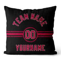 Personalisiertes Wurfkissen im Fußball-Stil mit bedrucktem Namen und Nummer, geeignet als Geschenk für Männer, Frauen und Jungen